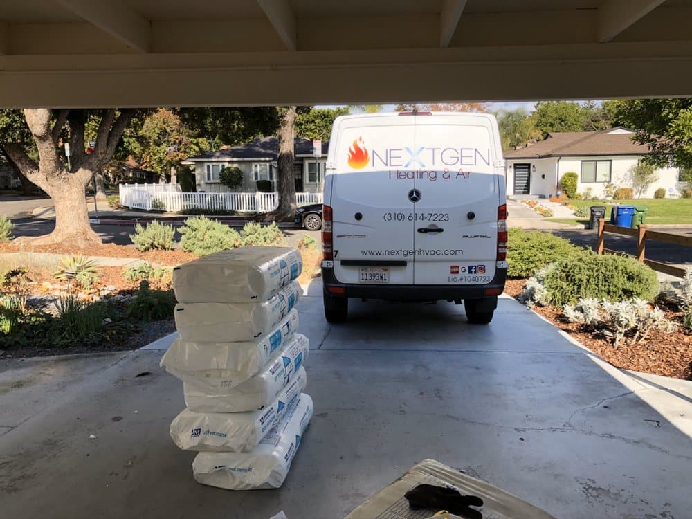 Fresh attic insulation installed by the NextGen crew